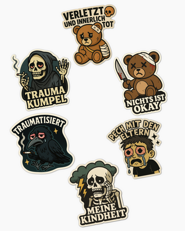 UNHEALED Sticker-Set