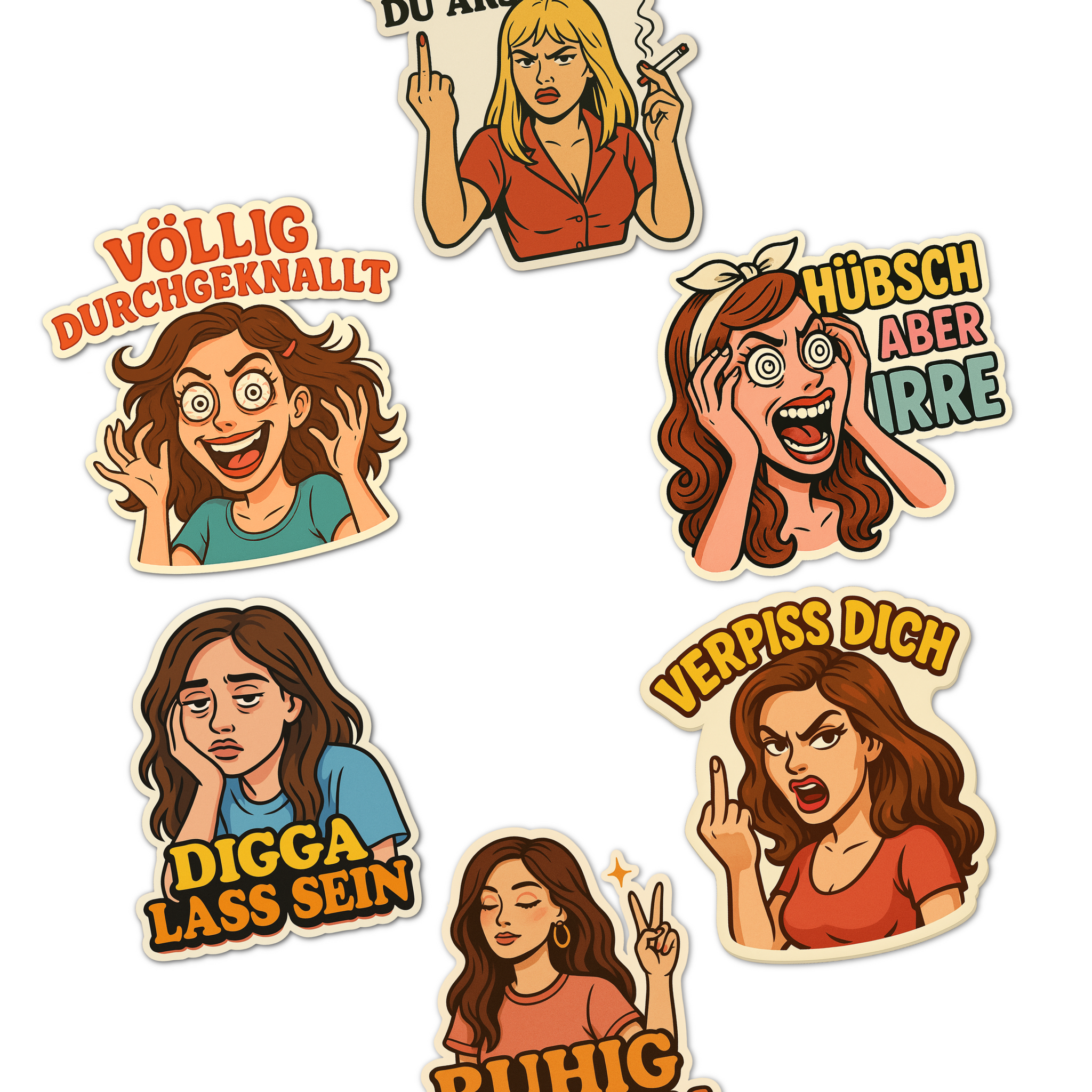 MOODSWINGS Sticker-Set