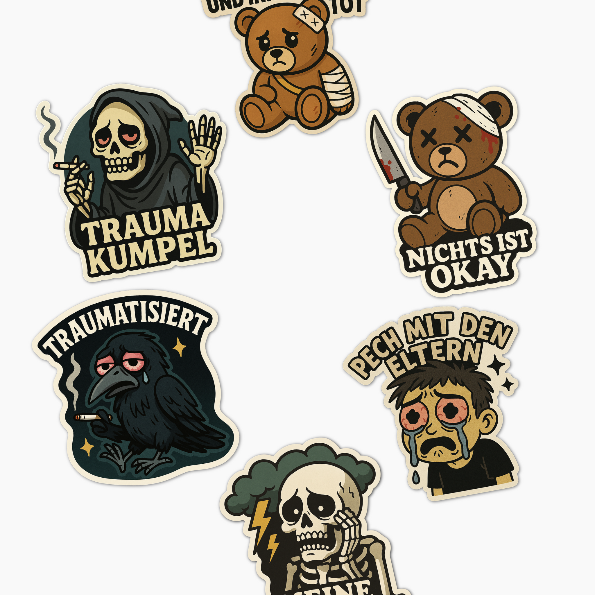 UNHEALED Sticker-Set