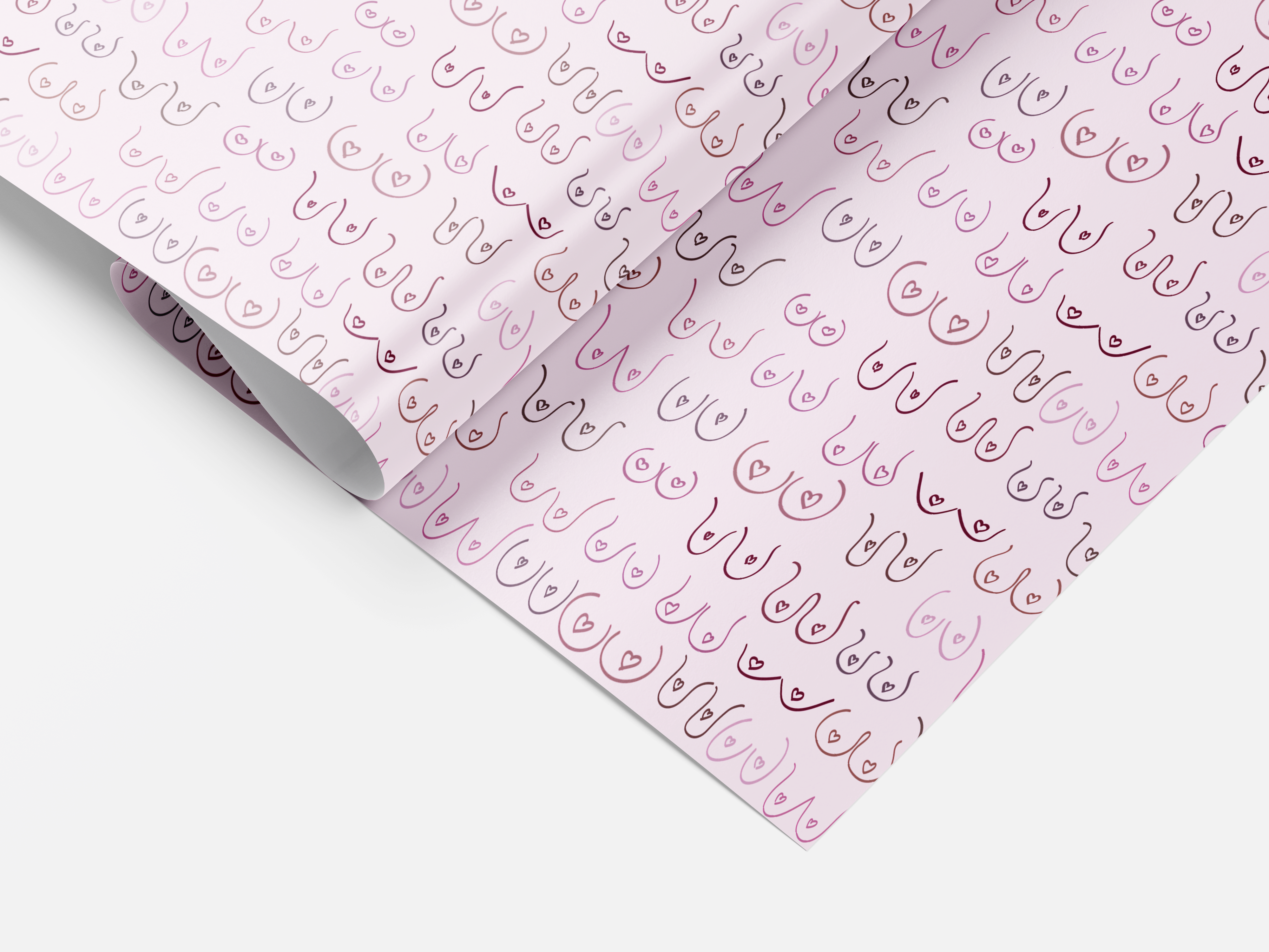 BUSENFREUNDE | EXTRADICKES GESCHENKPAPIER | 5 Stück 70cm x 50cm