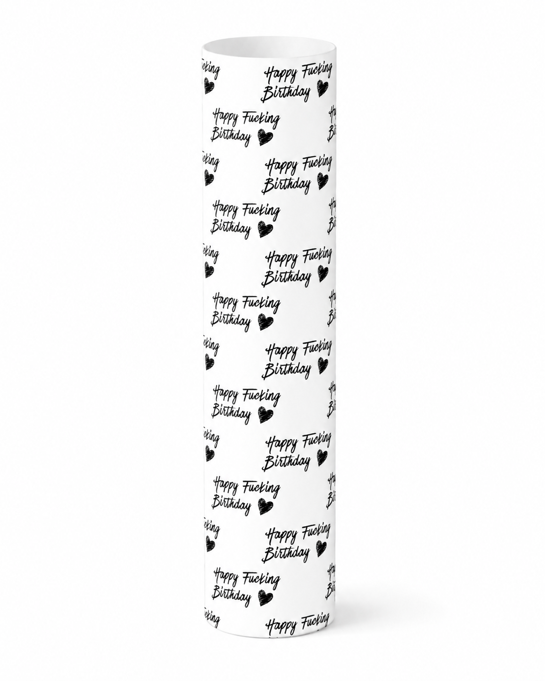 HAPPY F***ING BIRTHDAY | EXTRADICKES GESCHENKPAPIER | 5 Stück 70cm x 50cm