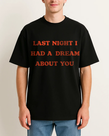 LAST NIGHT I HAD A DREAM ABOUT YOU