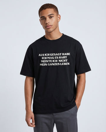 ALS ICH GESAGT HABE ICH MAG ES HART