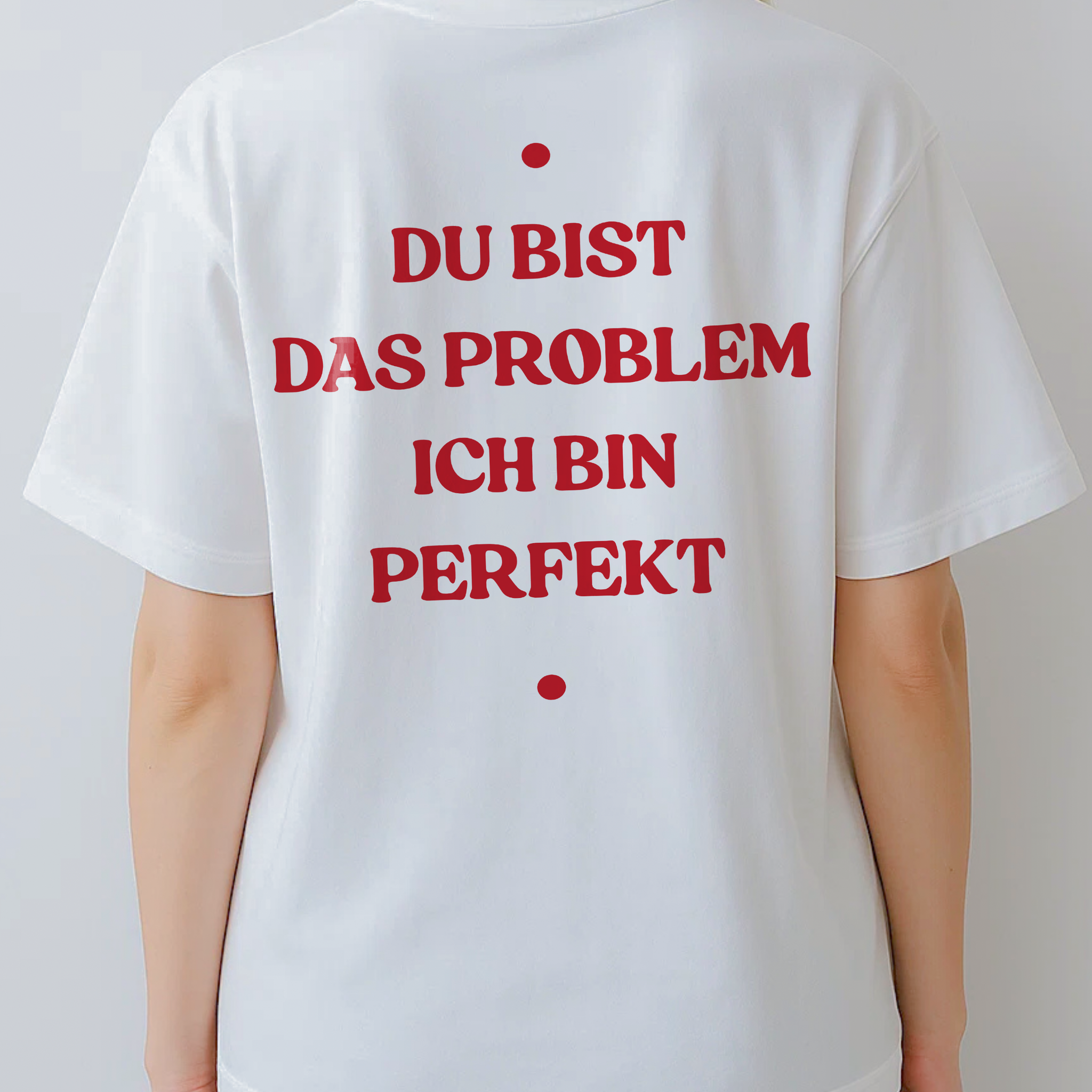 DU BIST DAS PROBLEM ICH BIN PERFEKT