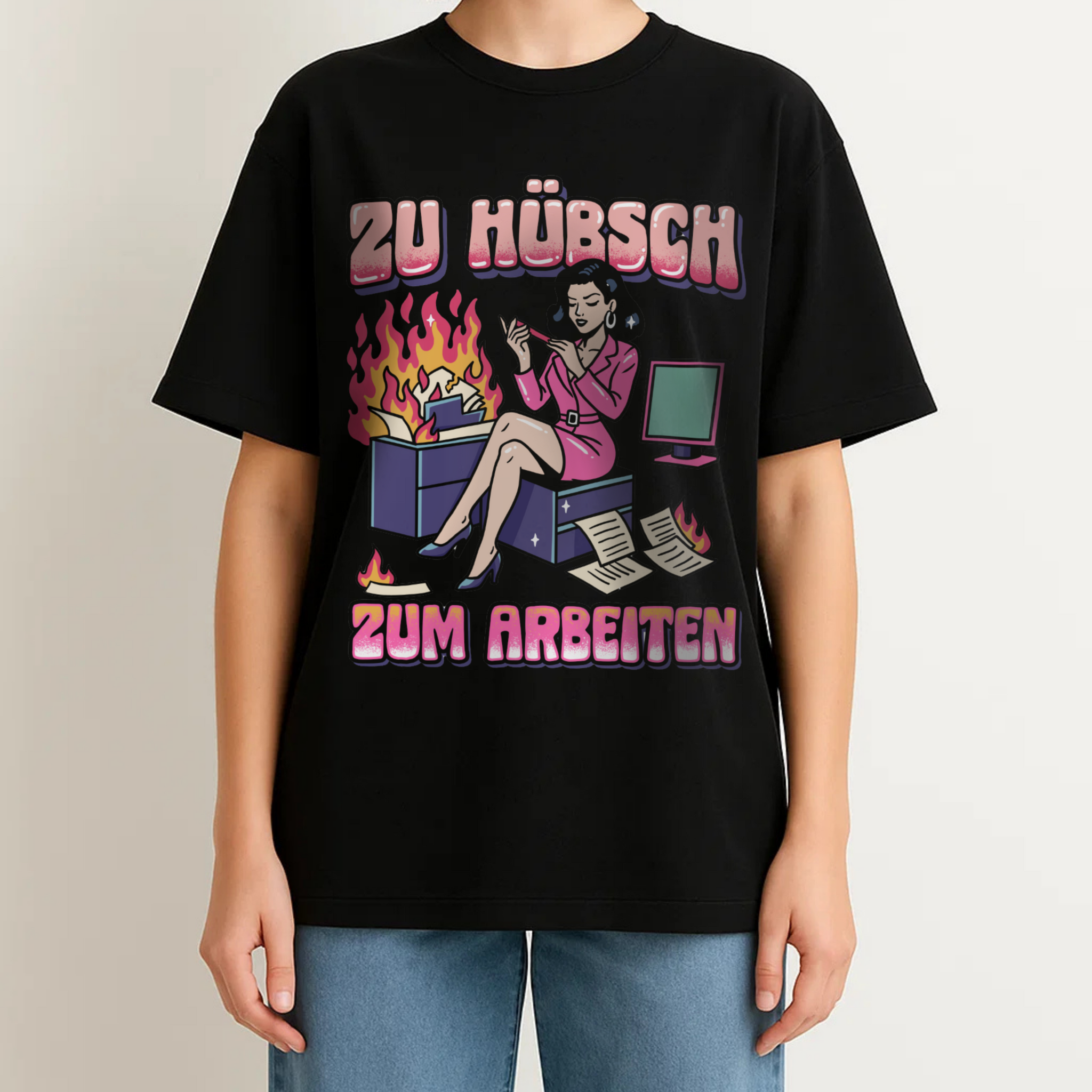 ZU HÜBSCH ZUM ARBEITEN - GRAPHIC