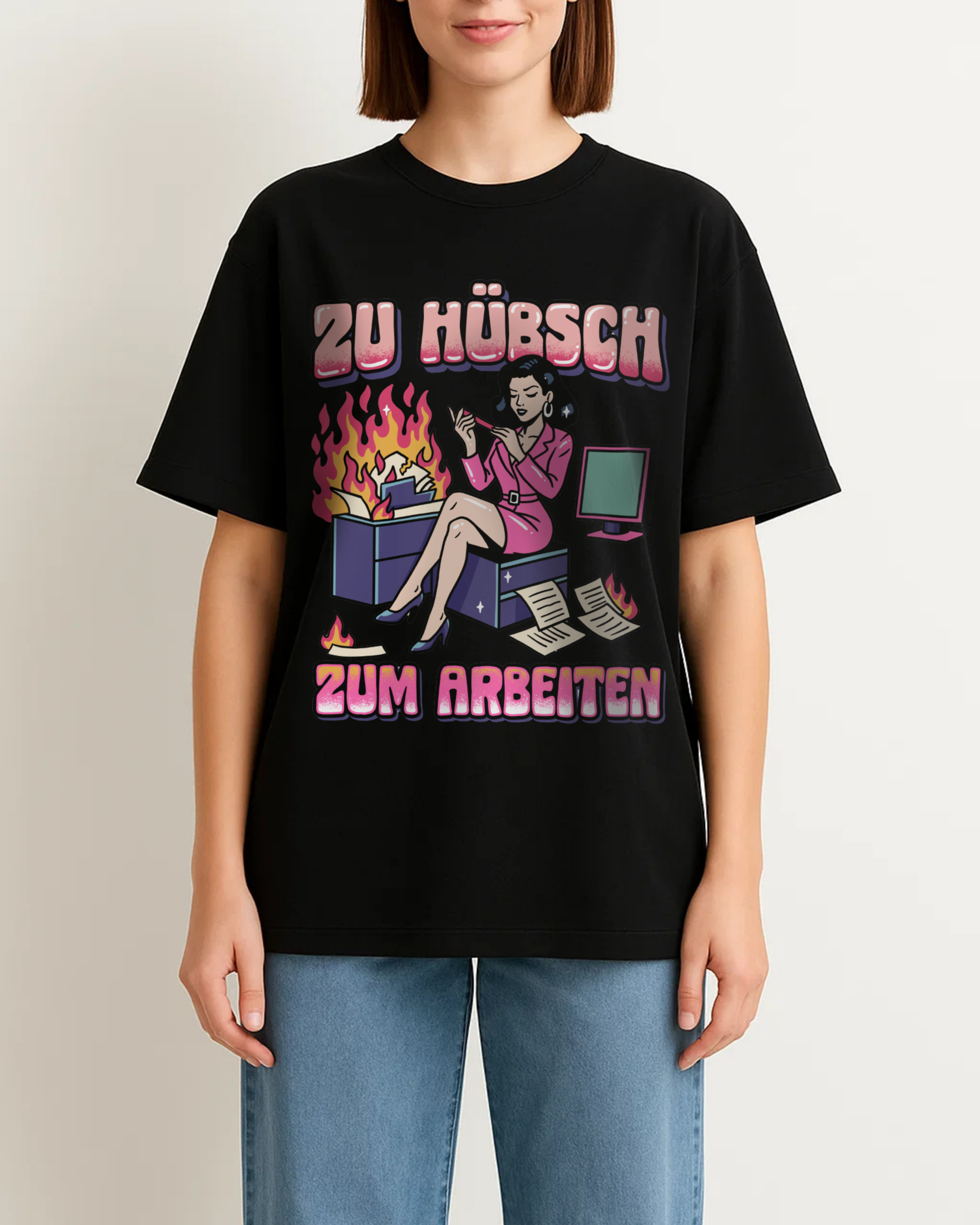 ZU HÜBSCH ZUM ARBEITEN - GRAPHIC